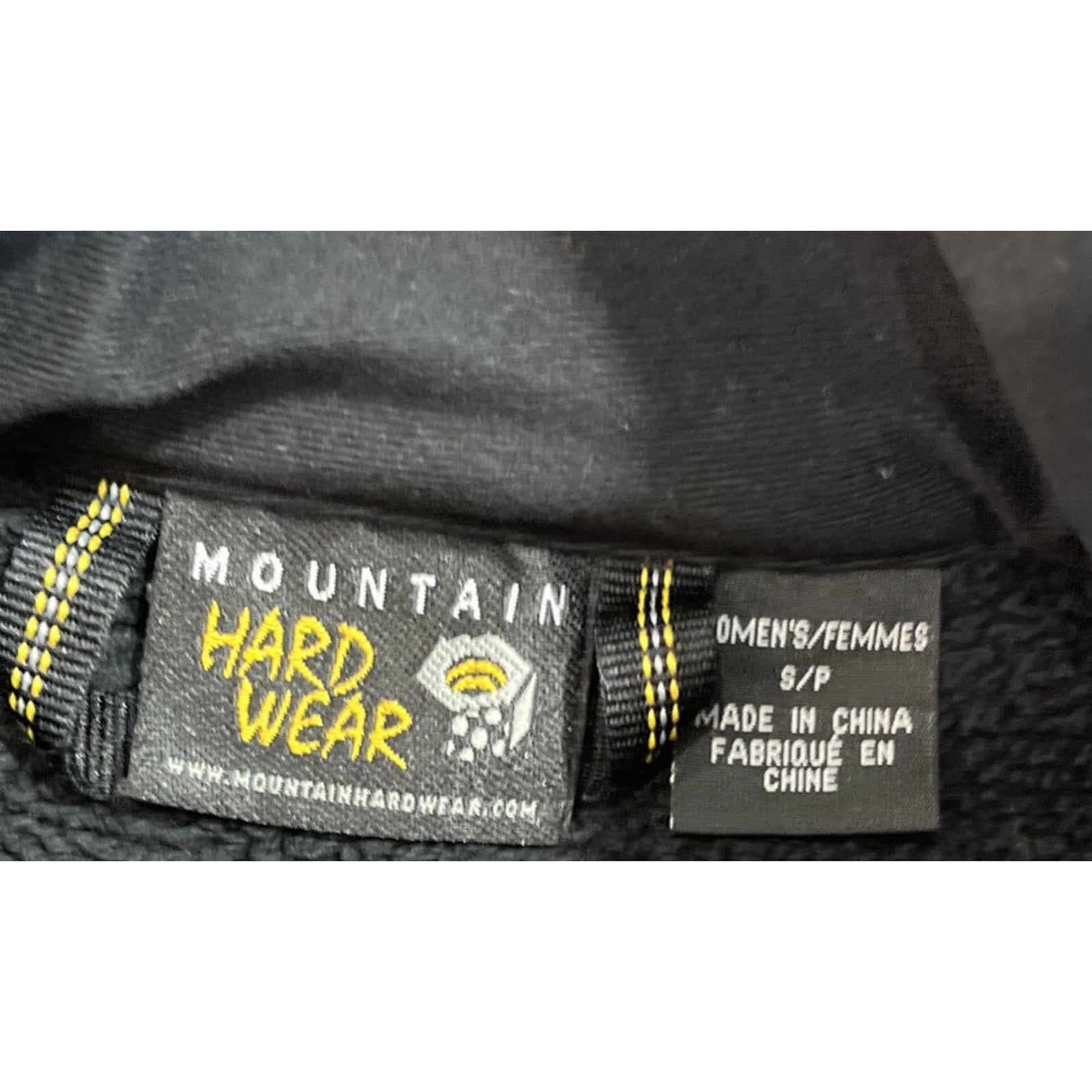 Mountain Hardwear Women's Black Full Zip Fleece Jacket Sz S