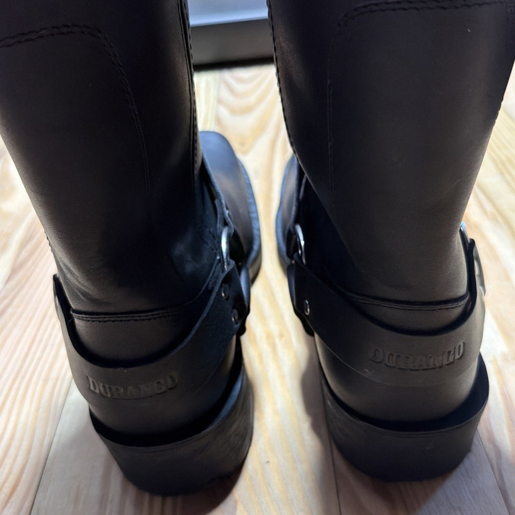 Durango DB510 Men’s 13D Black Leather Harness Motorcycle Biker Boots NIB
