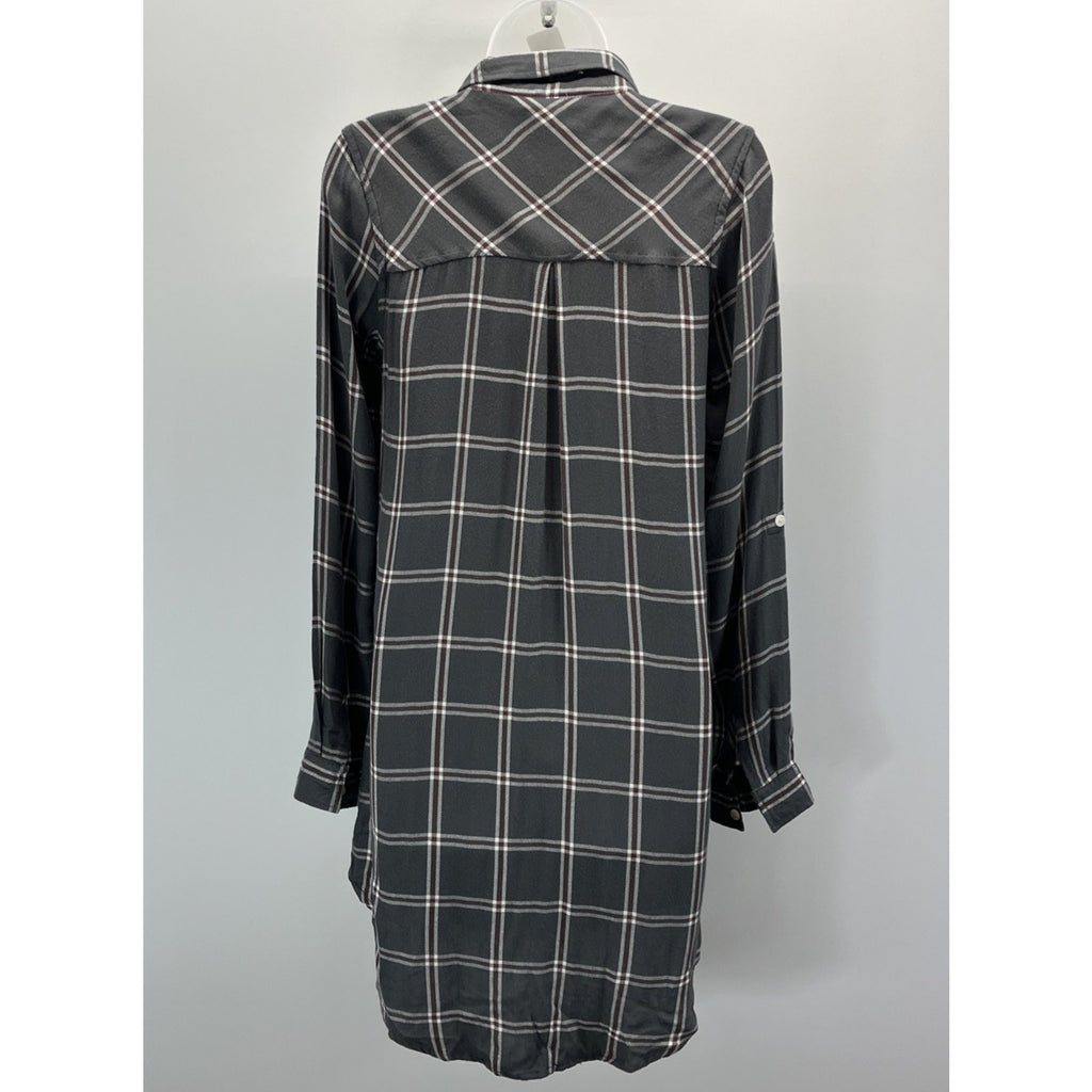 NWT Thread And Supply Button Up Shirt Dress With Pockets Size Extra Small