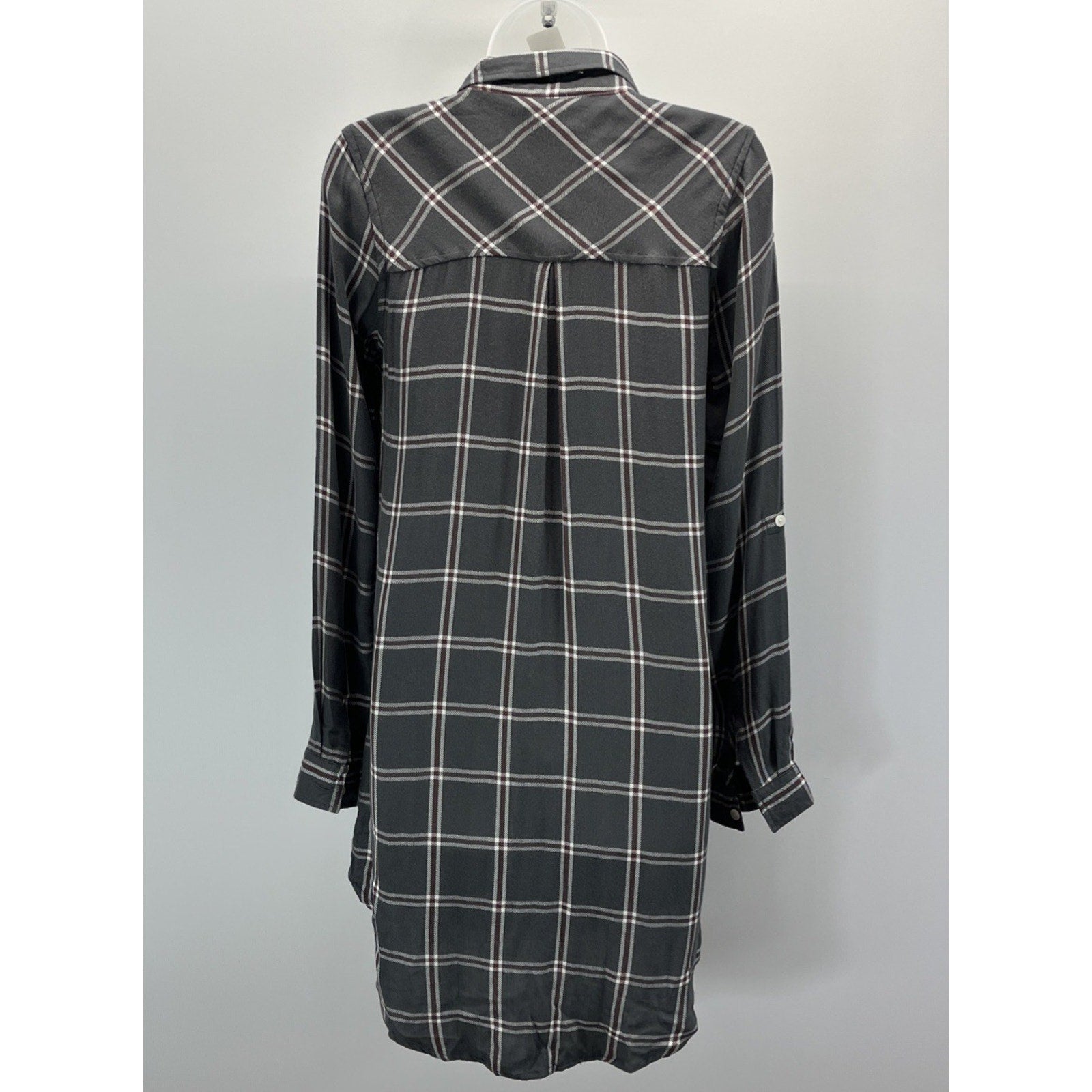 NWT Thread And Supply Button Up Shirt Dress With Pockets Size Extra Small