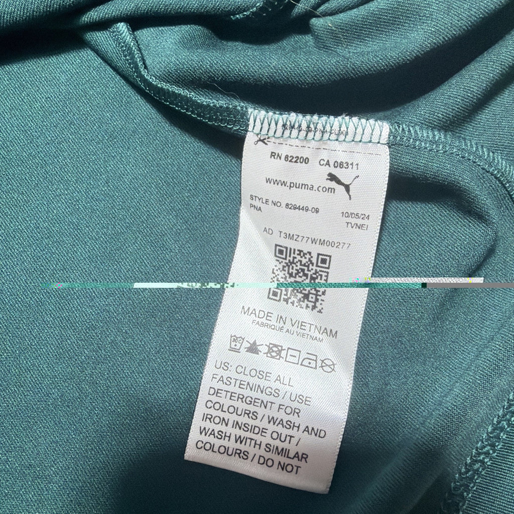 WOMEN'S PUMA 1/4 ZIP PULLOVER / NWT / Large UV Protect Green