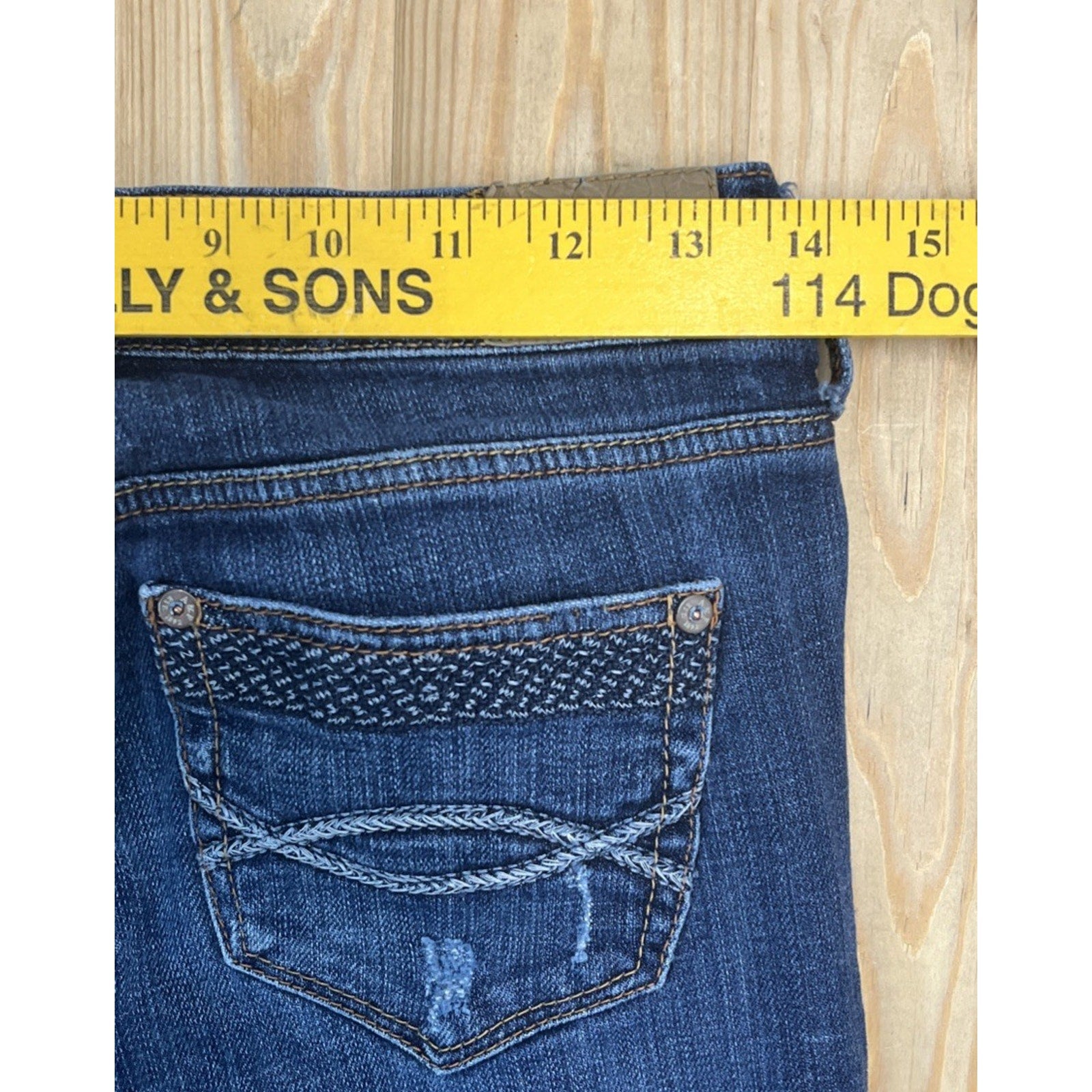 Abercrombie & Fitch Blue Distressed Perfect Stretch Jeans Women's 4 27/30