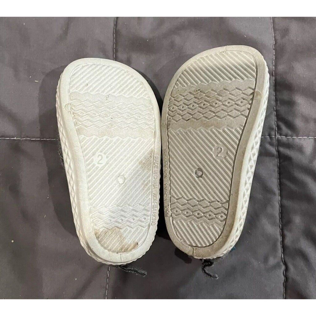 Cute Toddler Shark Shoes Sneakers Sz 2 Great for Vacation or Back To School