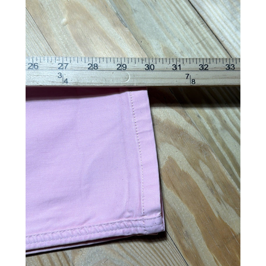 Joules Women Hesford Slim Chinos- Pink Size 6 Mid Rise Stretch