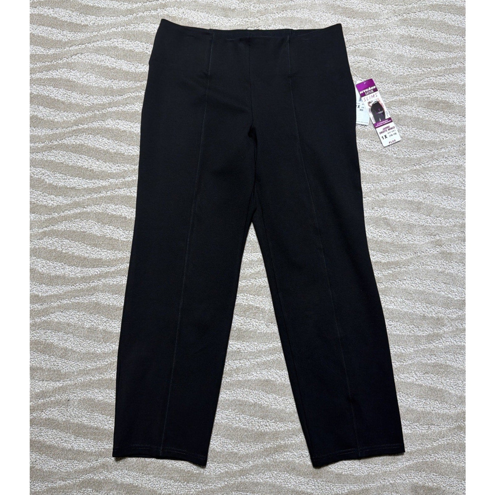 NWT Nygard Luxe Slims Core Annual Straight Pants Super Stretch Plus Size 1X