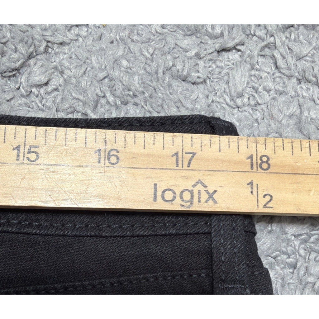 LEVI'S Womens Demi Curve Mid Rise Skinny Jeans 16/33 Black Cotton NWOT