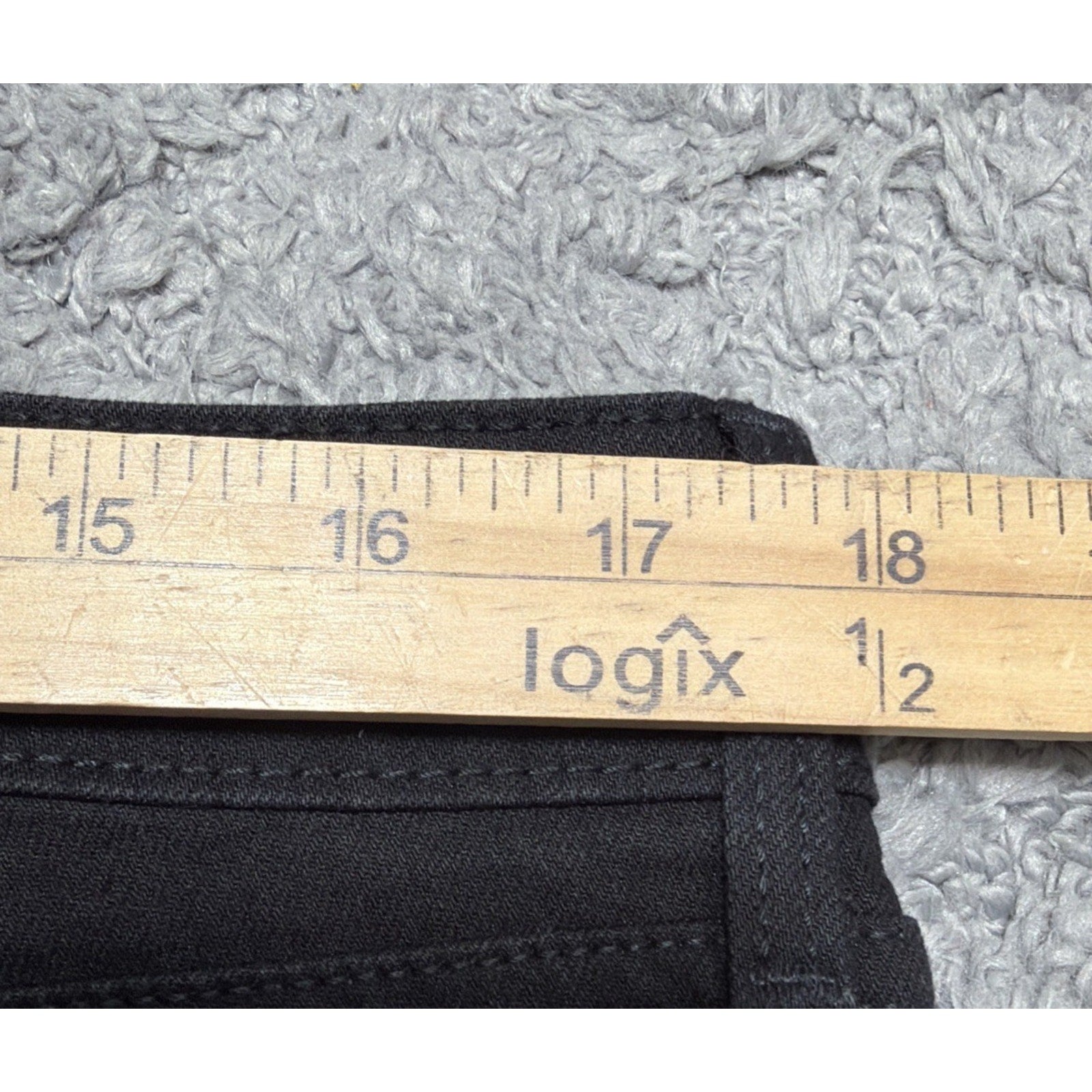 LEVI'S Womens Demi Curve Mid Rise Skinny Jeans 16/33 Black Cotton NWOT