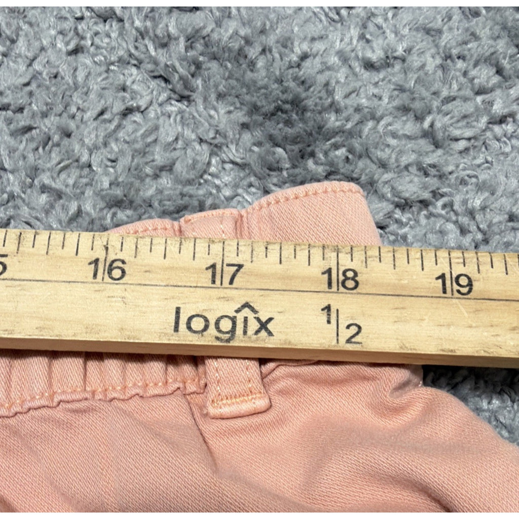 Maurices High Rise Shorts Coral Stretch Size 18 New 3.5”