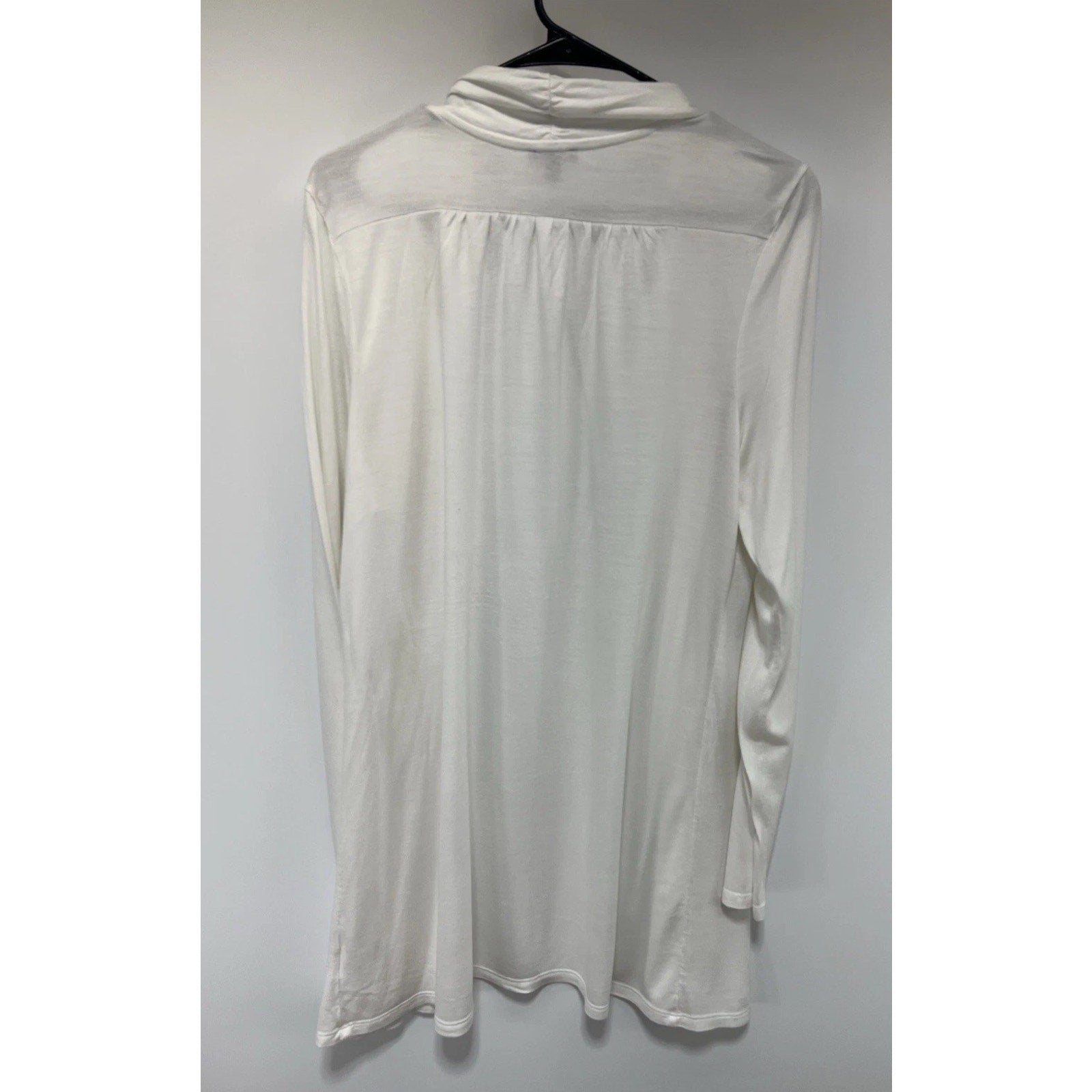 Talbots Collared Cardigan Sweater Size:XL Rayon Long Sleeve White