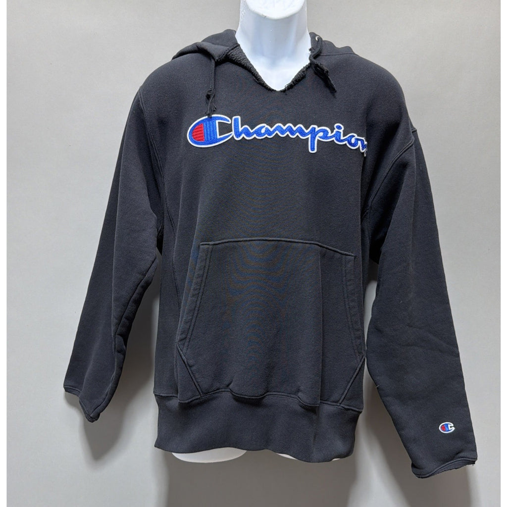 Champion Reverse Weave Vintage Men’s Hoodie Sweatshirt Embroidered Spell Out M