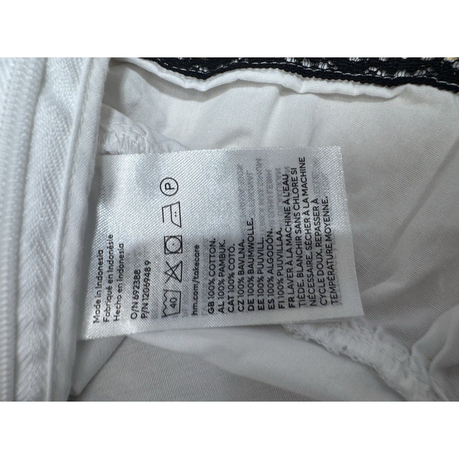 Divided H&M PUFF-SLEEVED PEPLUM Cropped Blouse Women’s Size Medium NWOT