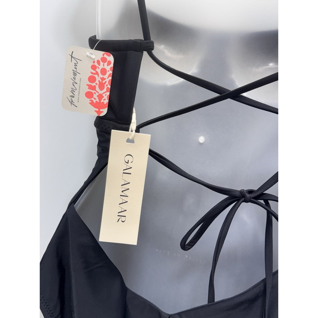 Galamaar One Piece Black Free People Swimsuit Women’s Size XL NWT Made In USA