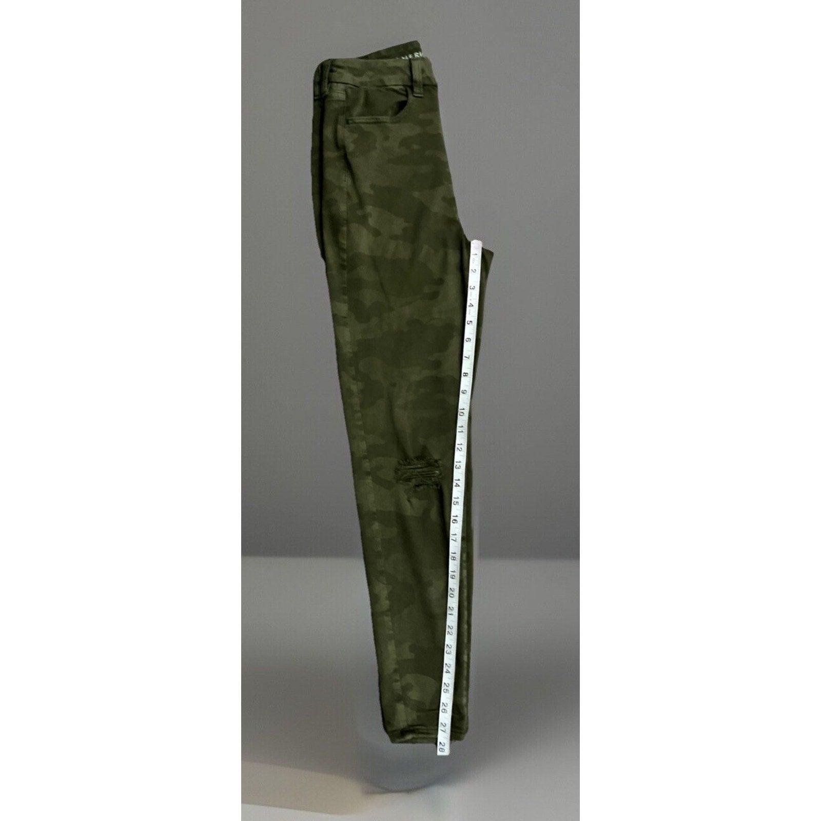 American Eagle Jeans Women's 6 Camo Curvy Super High Rise Jeggings Stretch 28x28