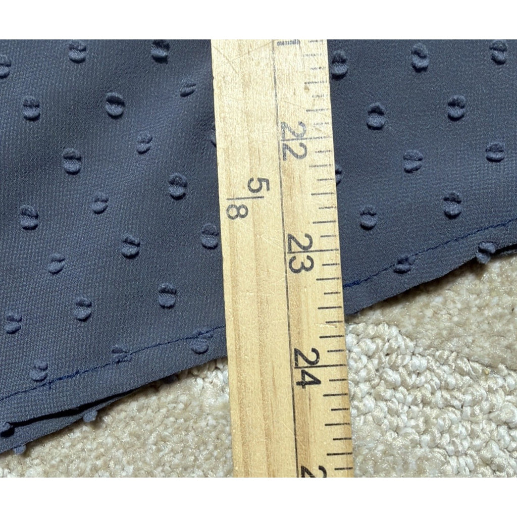 Matilda Jane Blouse Womens XS Blue Swiss Dot Castle Rock Paint by Numbers Top