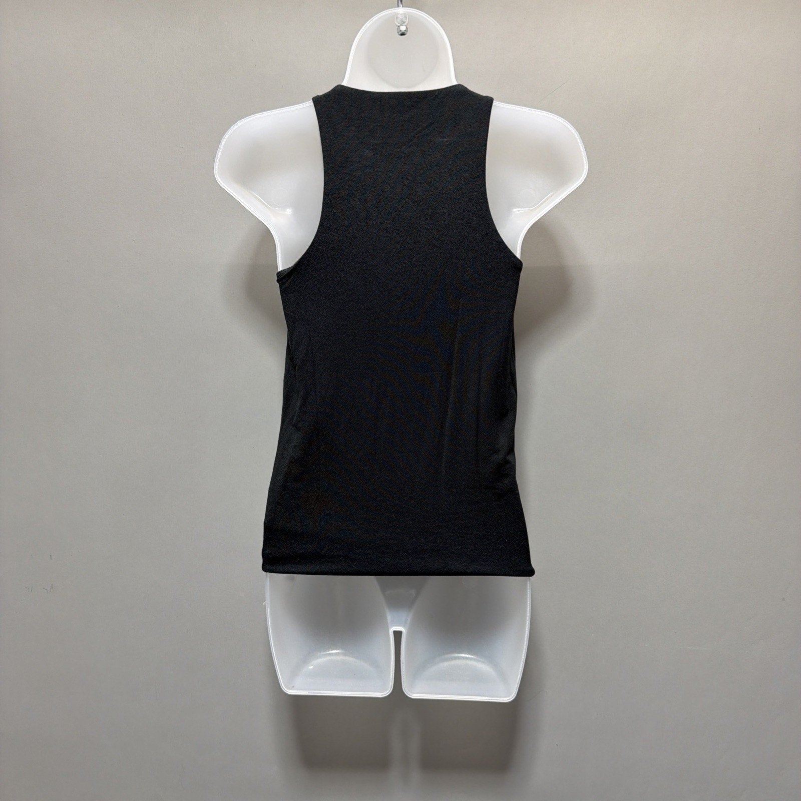 J Crew Form Knit high-neck Modal cutaway tank top, Black Size XS NWT Minimalist