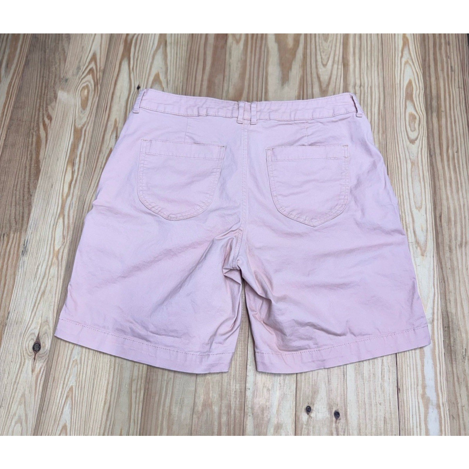 Lee Women's Heritage Mid Rise Regular Fit Plum Purple Dungaree Shorts 14M