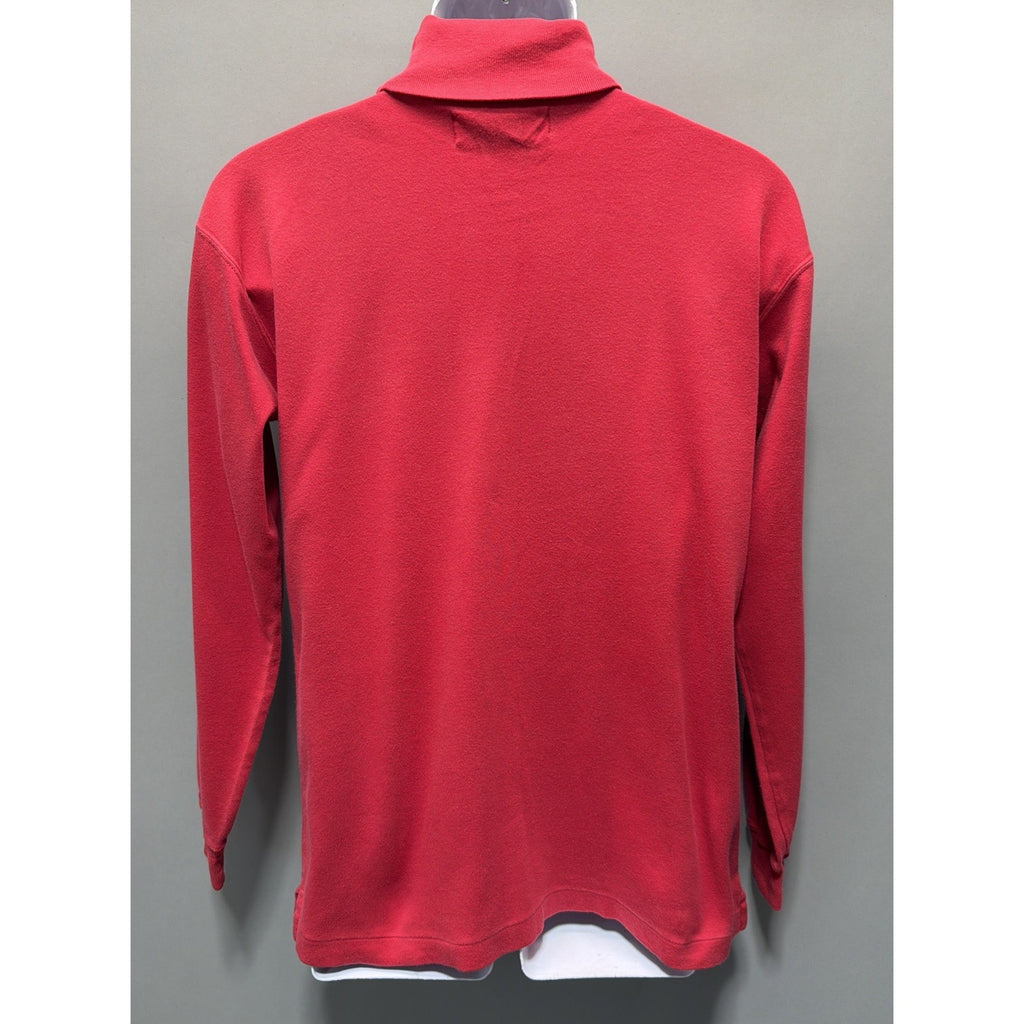 Vintage Polo Ralph Lauren Turtleneck Sweater Mens Medium Red Long Sleeve USA 90s