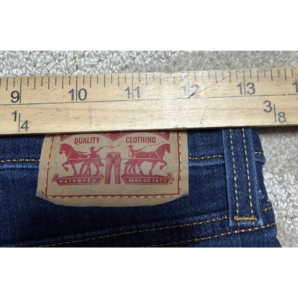 Levis 721 High Rise Skinny Denim Blue Jeans 26x30