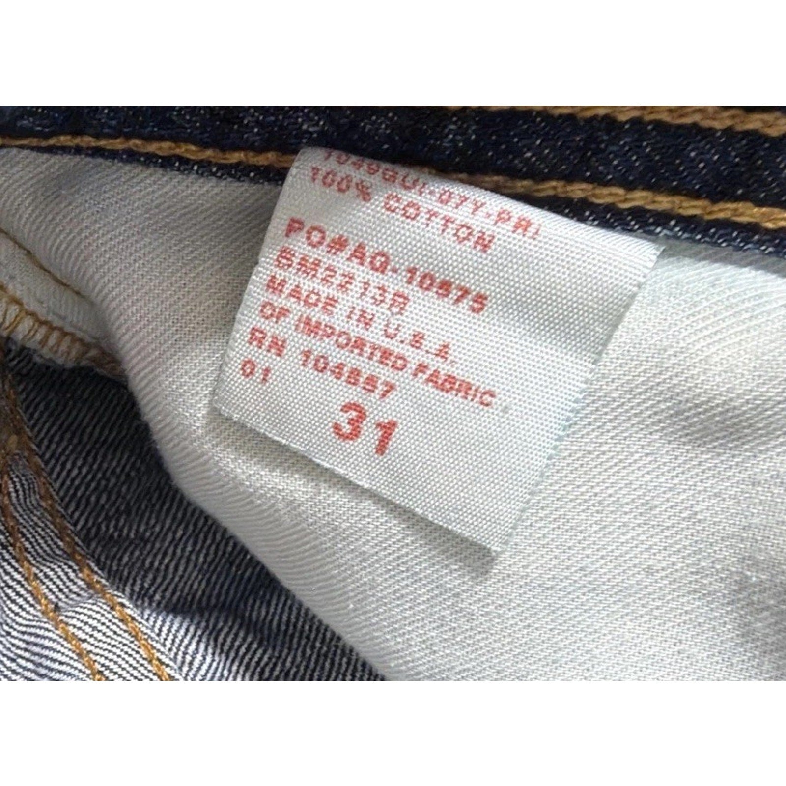 Adriano Goldschmied Jeans Mens 31 The Protege Slim Straight Blue Denim Stretch