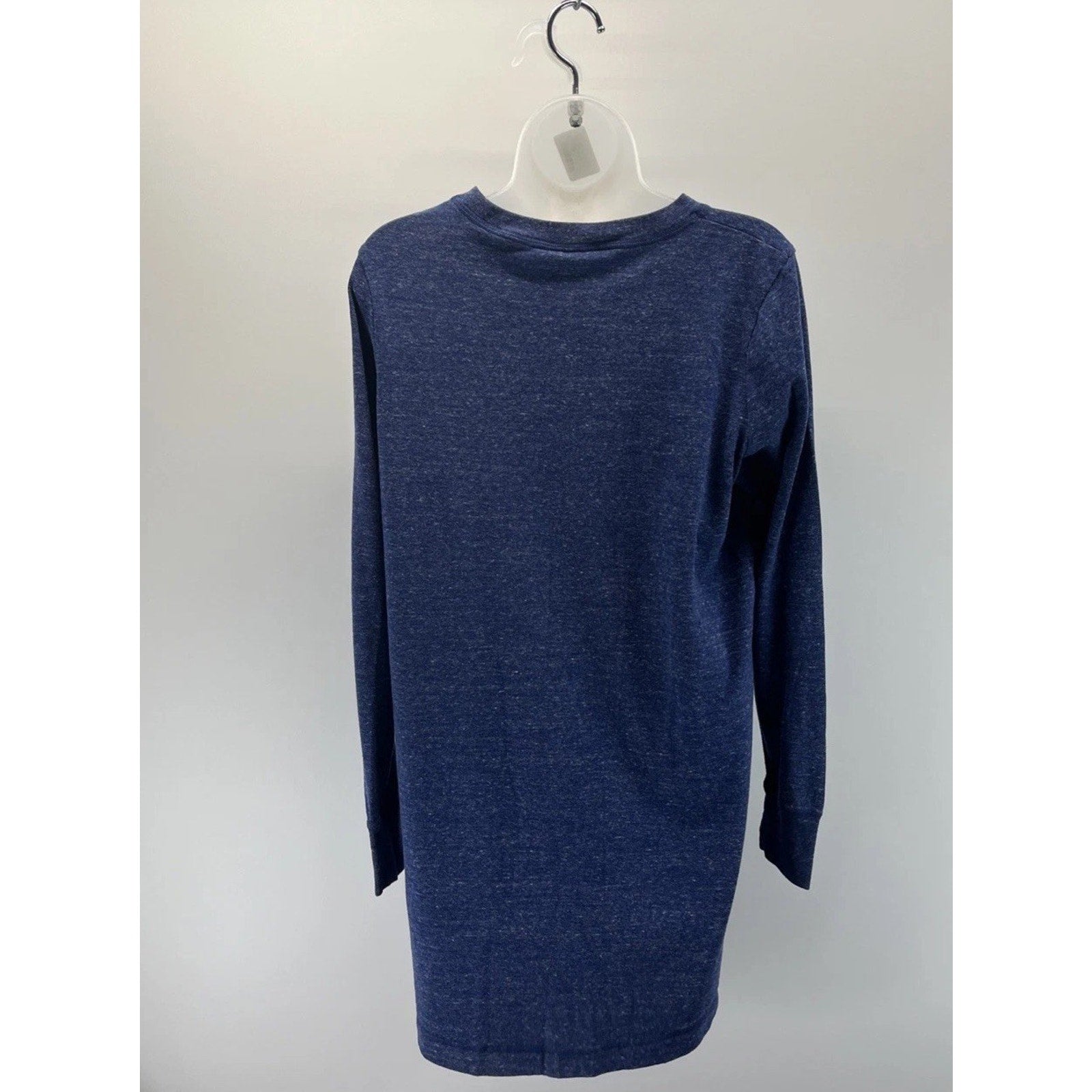 Nike Sportswear Dress Women’s Medium Blue Heather Long Sleeve Just Do It Logo