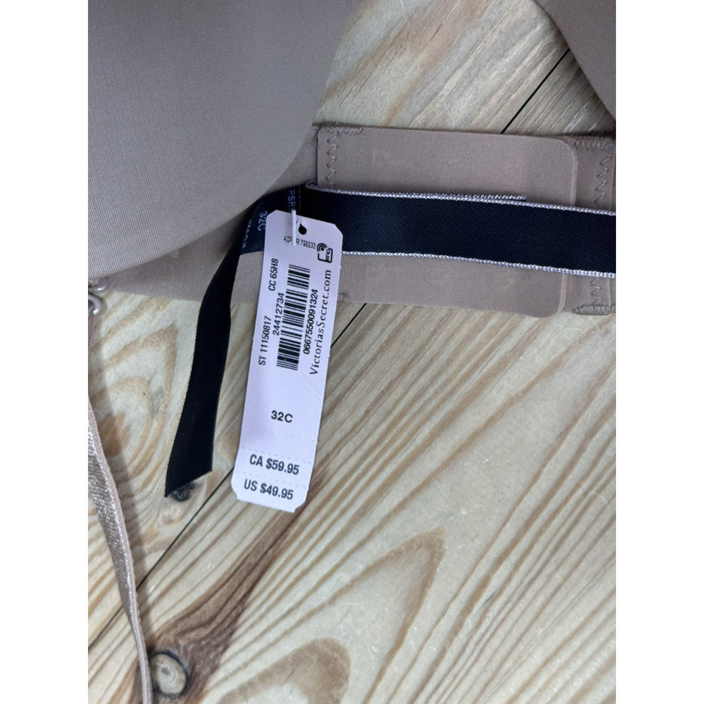 Victoria's Secret Ivory BARE Invisible Solutions Lightly Lined Bra Size 32C