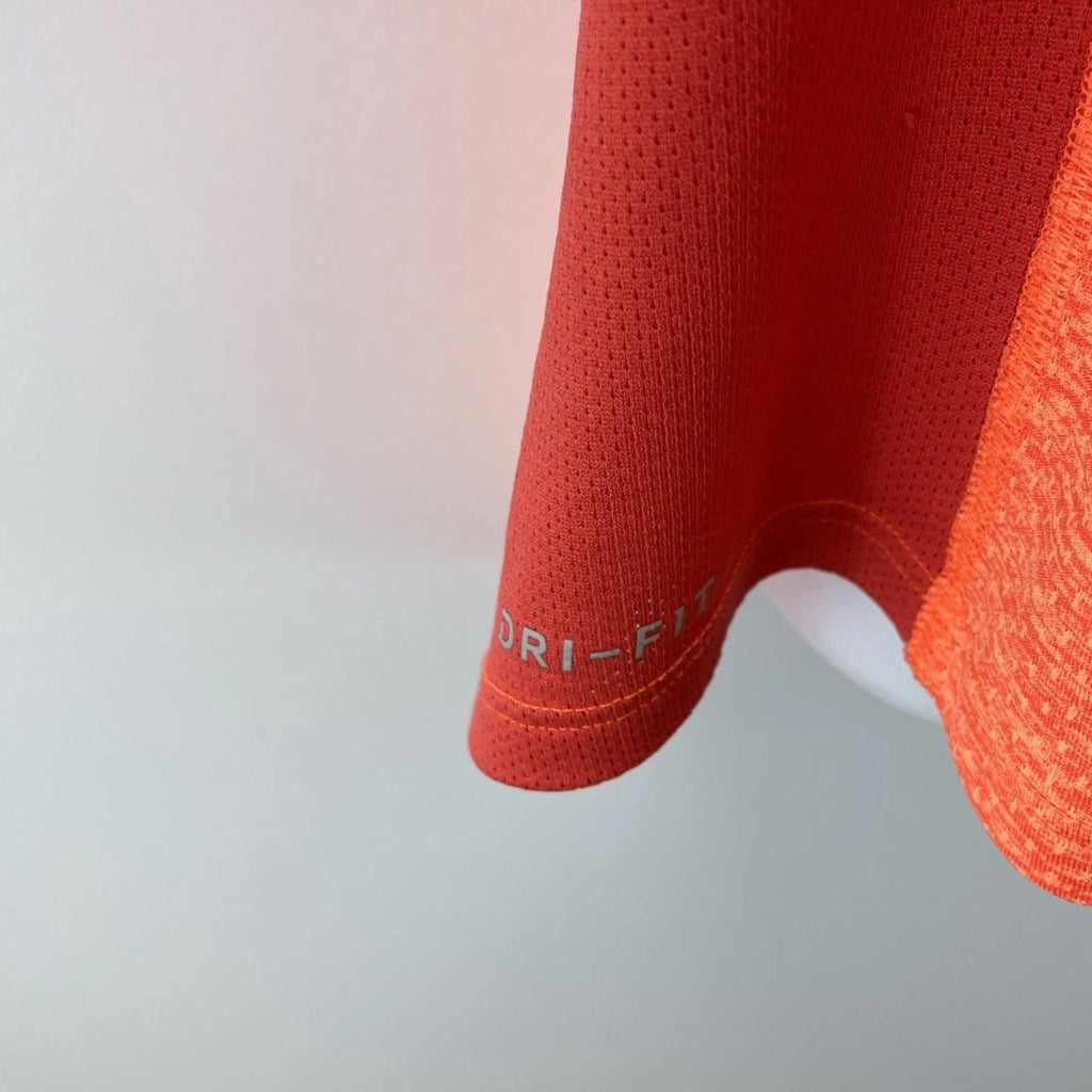 Nike Dri-Fit Running T-Shirt Orange Creamsicle Vented Mens XL