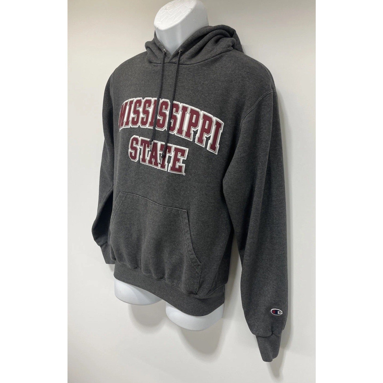 Champion Hoodie Mississippi State Bulldogs Small Gray / Maroon