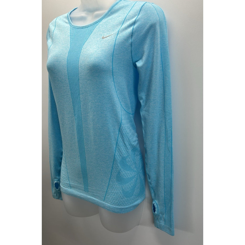 Nike Dri-Fit Long Sleeve Shirt Womens Size X Small Running Shirt.