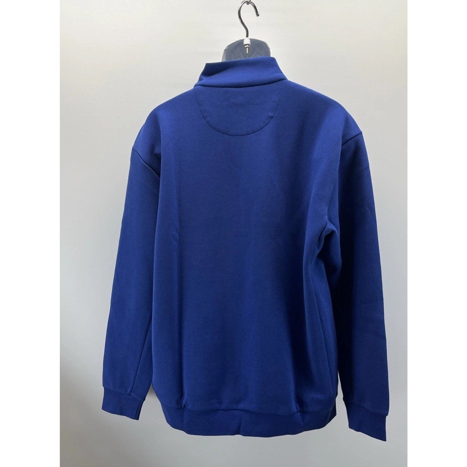 New Polo Ralph Lauren Performance Hidden 1/4 Snap Collar Sweatshirt Navy Large T