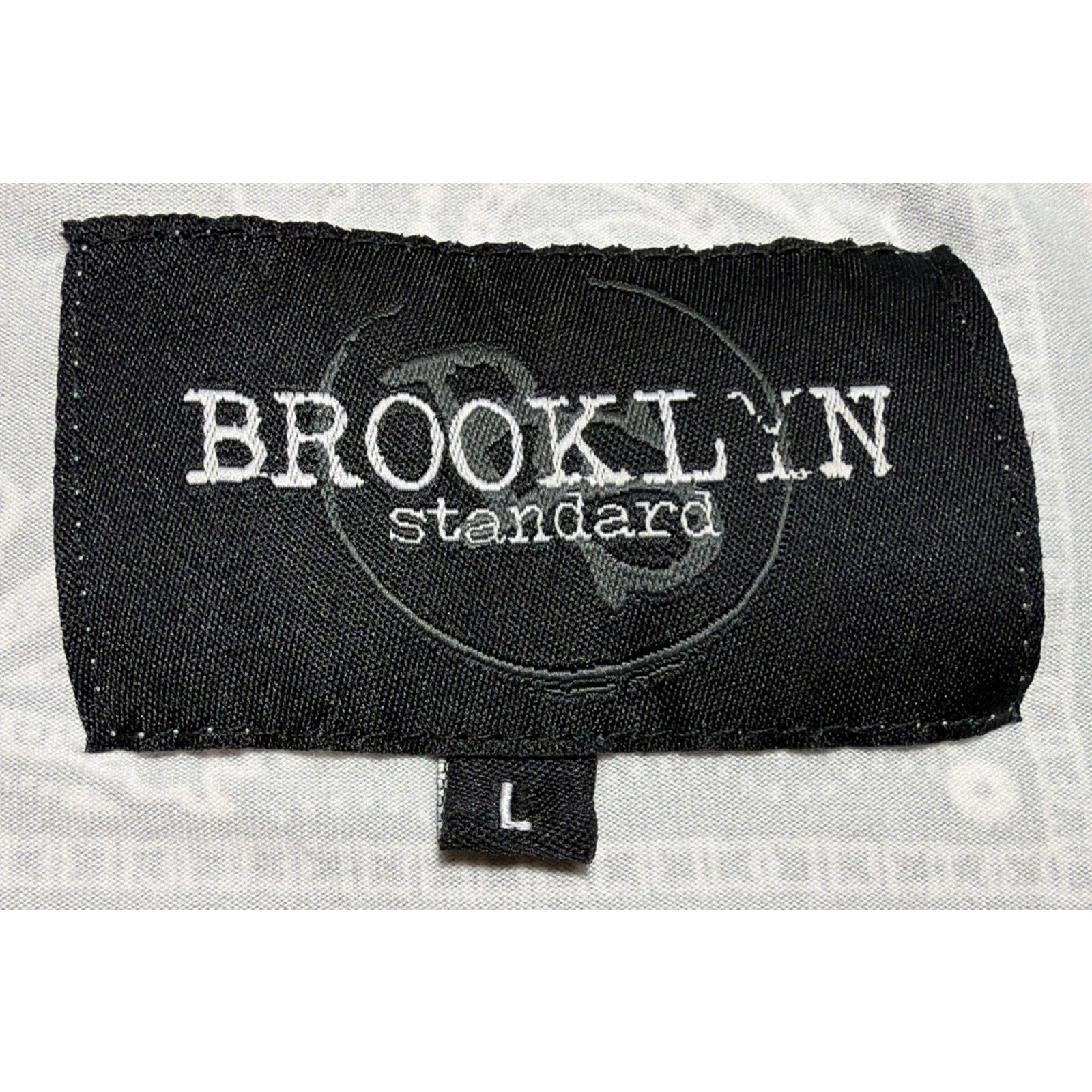 Brooklyn Standard Patchwork Paisley Bandana Mens Short Sleeve Shirt Button Up L
