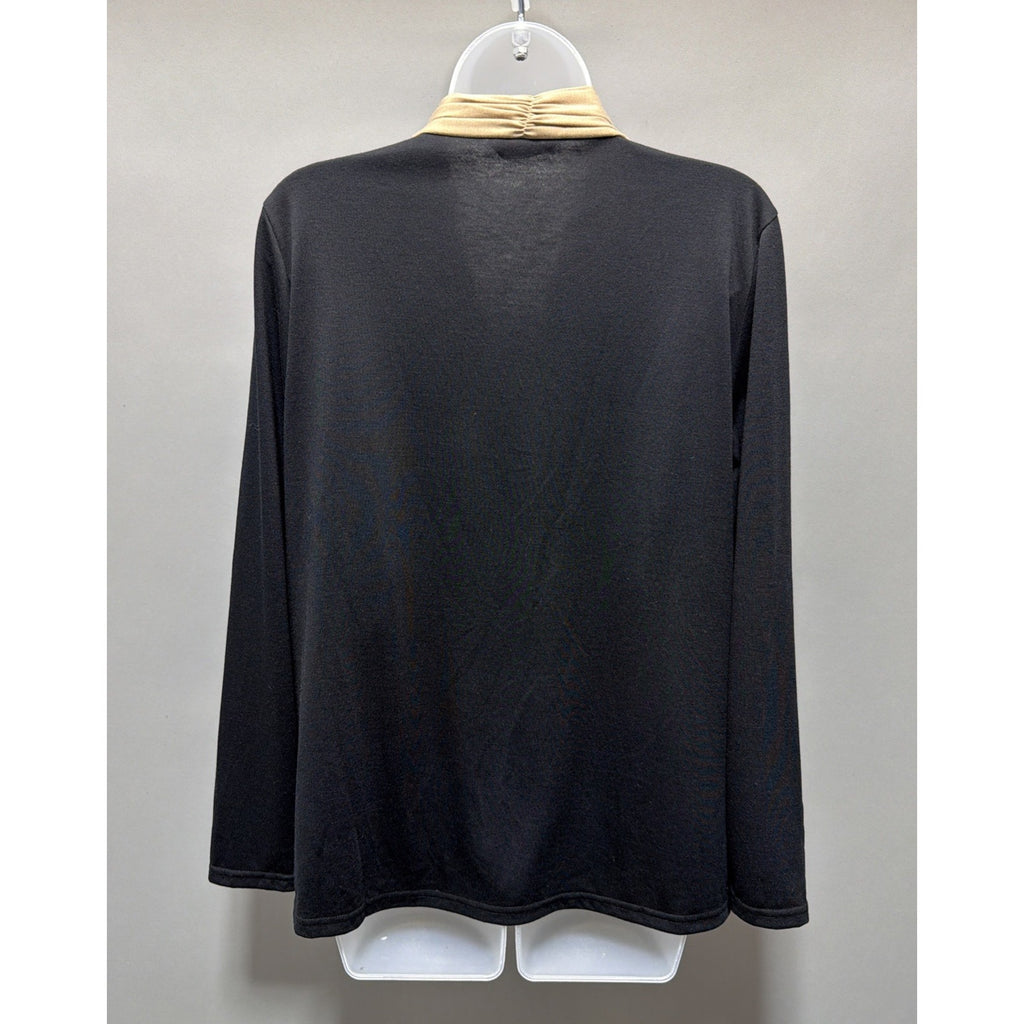 Krazy Kat Woman’s Cardigan Size Buckle Front Long Sleeve New