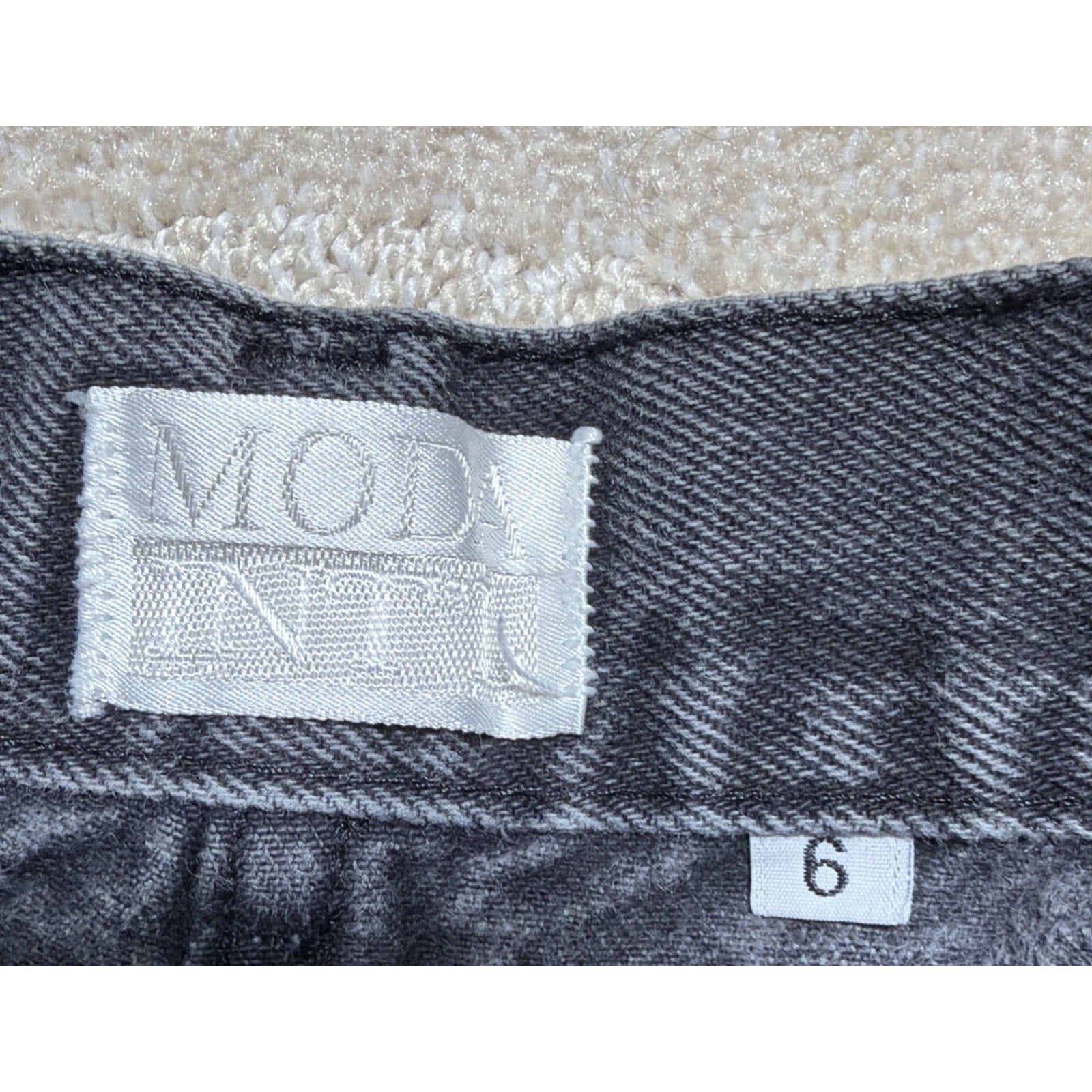Moda International Vtg 90s High Rise The London Jean size 6 26x31 Made In USA