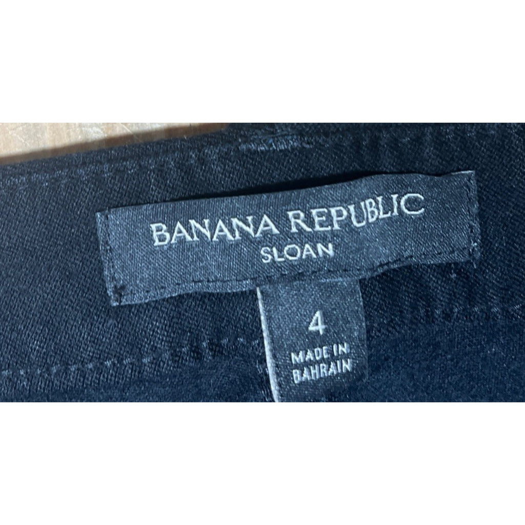 banana republic sloan Jeans 4 Black Size 29x26