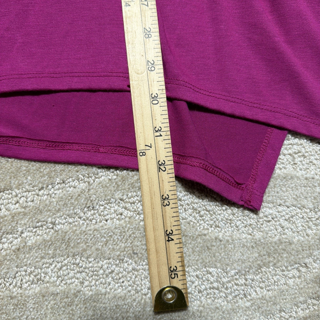 Terra & Sky Tank Top Womens 1X 16-18W Purple Pink Shark Bite Swing New