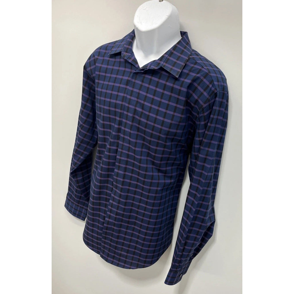 Calvin Klein Men's Slim Fit Non-Iron Performance Dress Shirt Cotton 17.5 32/33