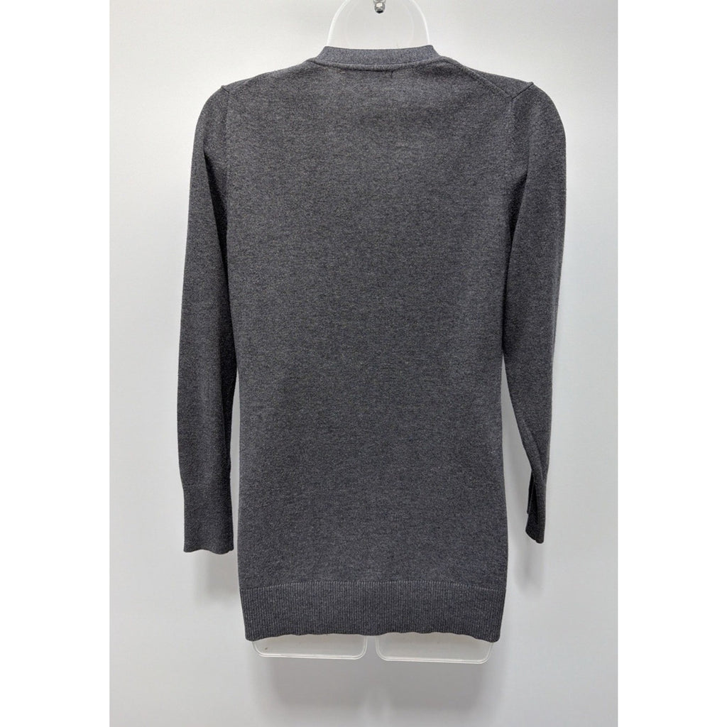Banana Republic Women's Cardigan Sweater SZ XS Gray with Pockets and Buttons