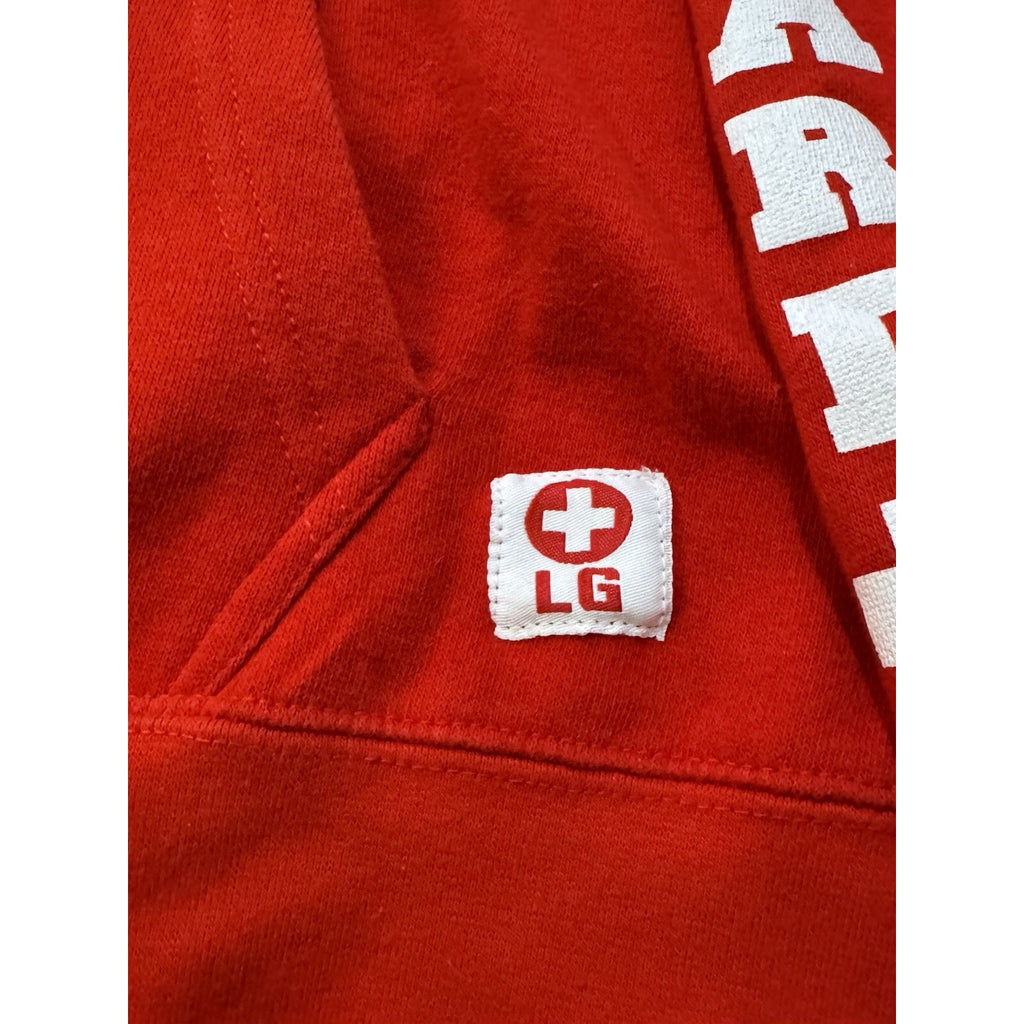 Lifeguard Hoodie Sweatshirt Womens Medium Tarpon Springs Florida Red Official