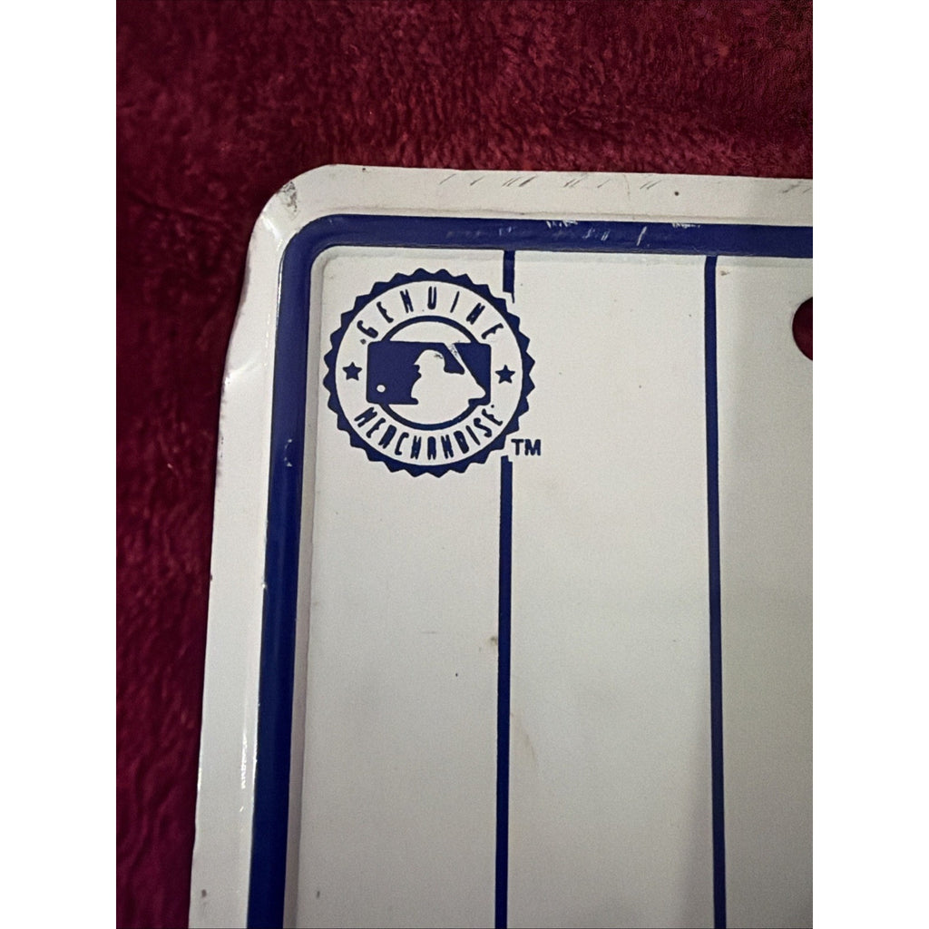 1998 WORLD SERIES CHAMPIONS YORK YANKEES STAMPED Metal License Plate AUTO TAG
