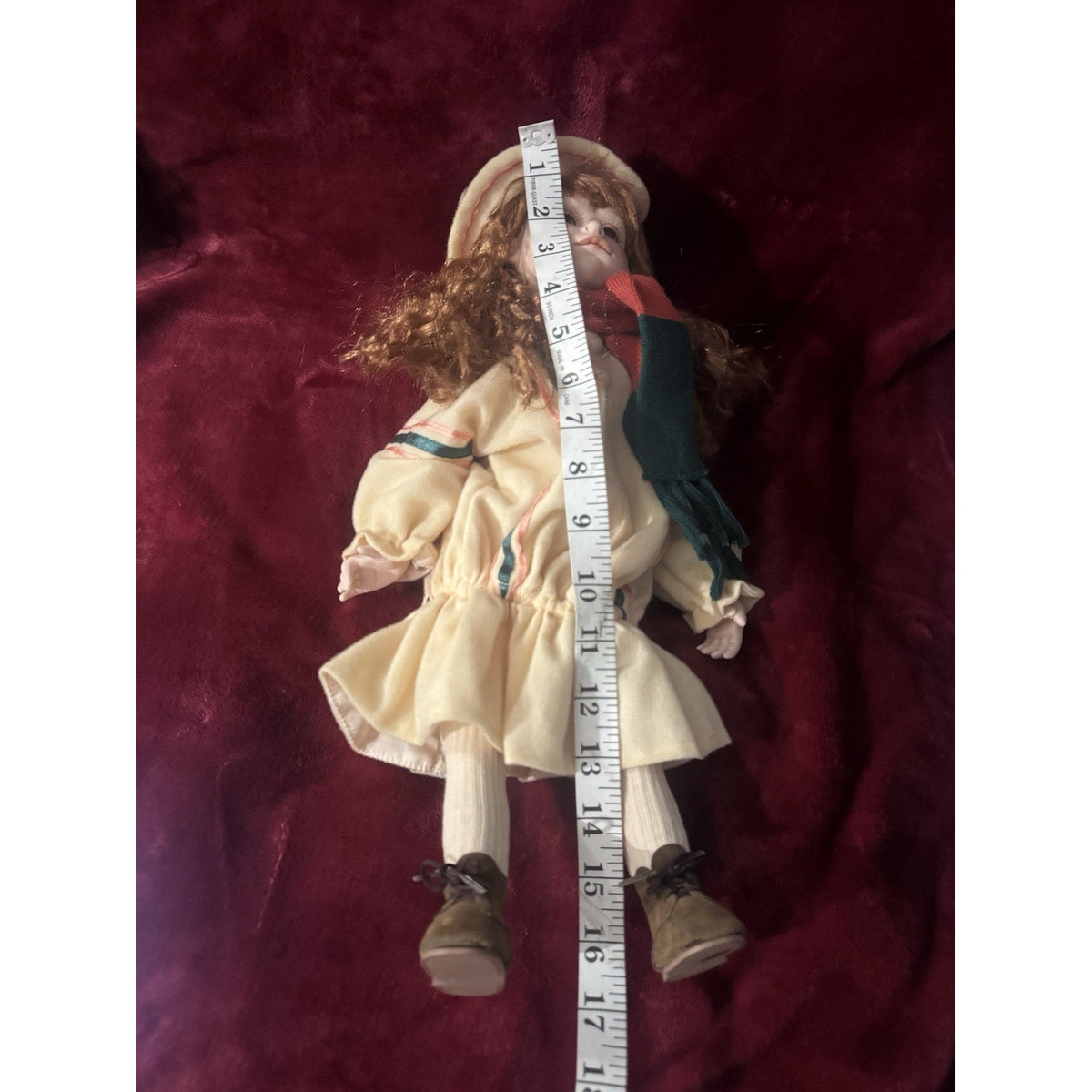 Seymour Mann Paul DeSange Porcelain Doll Limited Edition /5000 17” Winter Girl