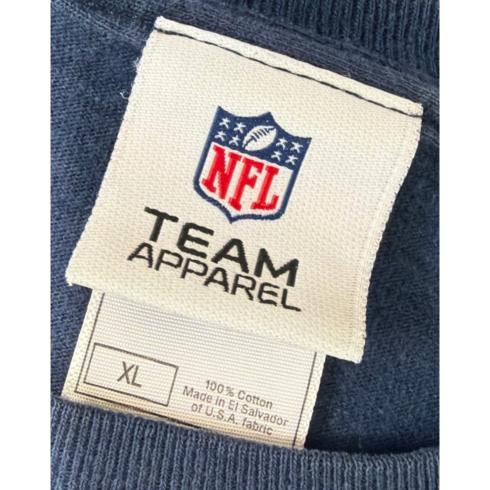 NFL Team Apparel Tennessee Titans Shirt Men’s XL Graphic Print Logo Blue