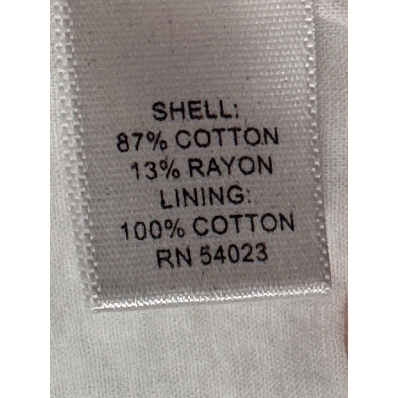 Banana Republic Eyelet Embroidered Skirt Women’s 6 White Cotton Lined Zip