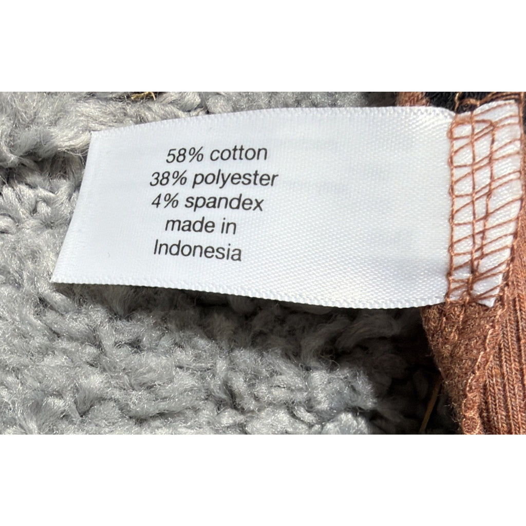 Lane Bryant Classic LS Crew Neck Double Ruffled Ribbed Top New Plus 18/20