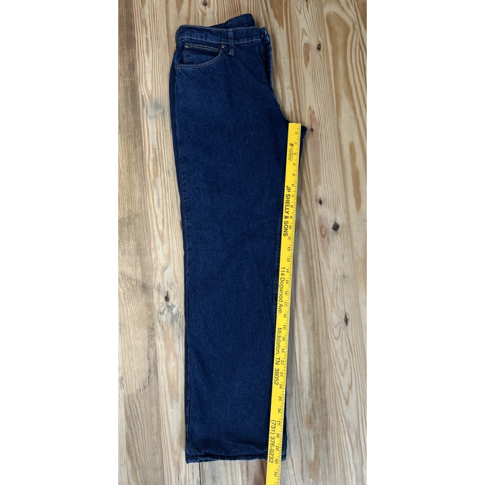 Cabela’s Casual Womens Blue Jean Flannel Lined Denim Size 10 Short 30x30