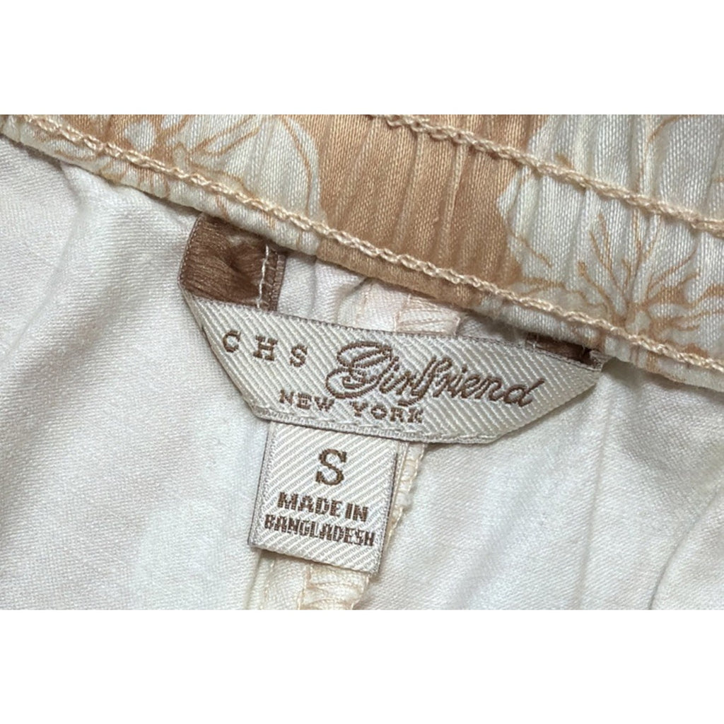 Jachs Girlfriend Women's Stretch Satin Chino Shorts Size Small NWT