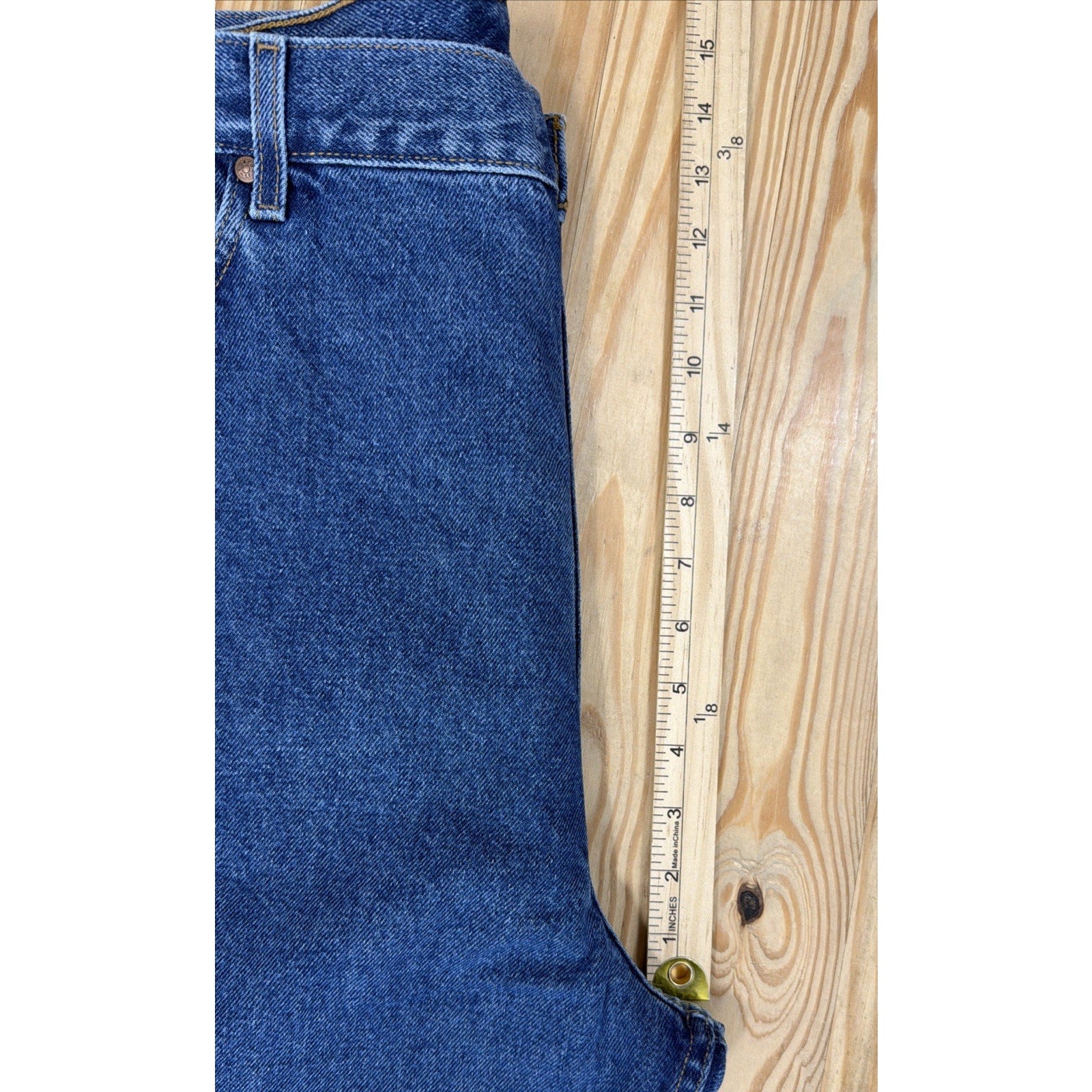 Vintage 1990’s Levis Jeans Premium 540 Relaxed Fit Orange Tab Size 42x32