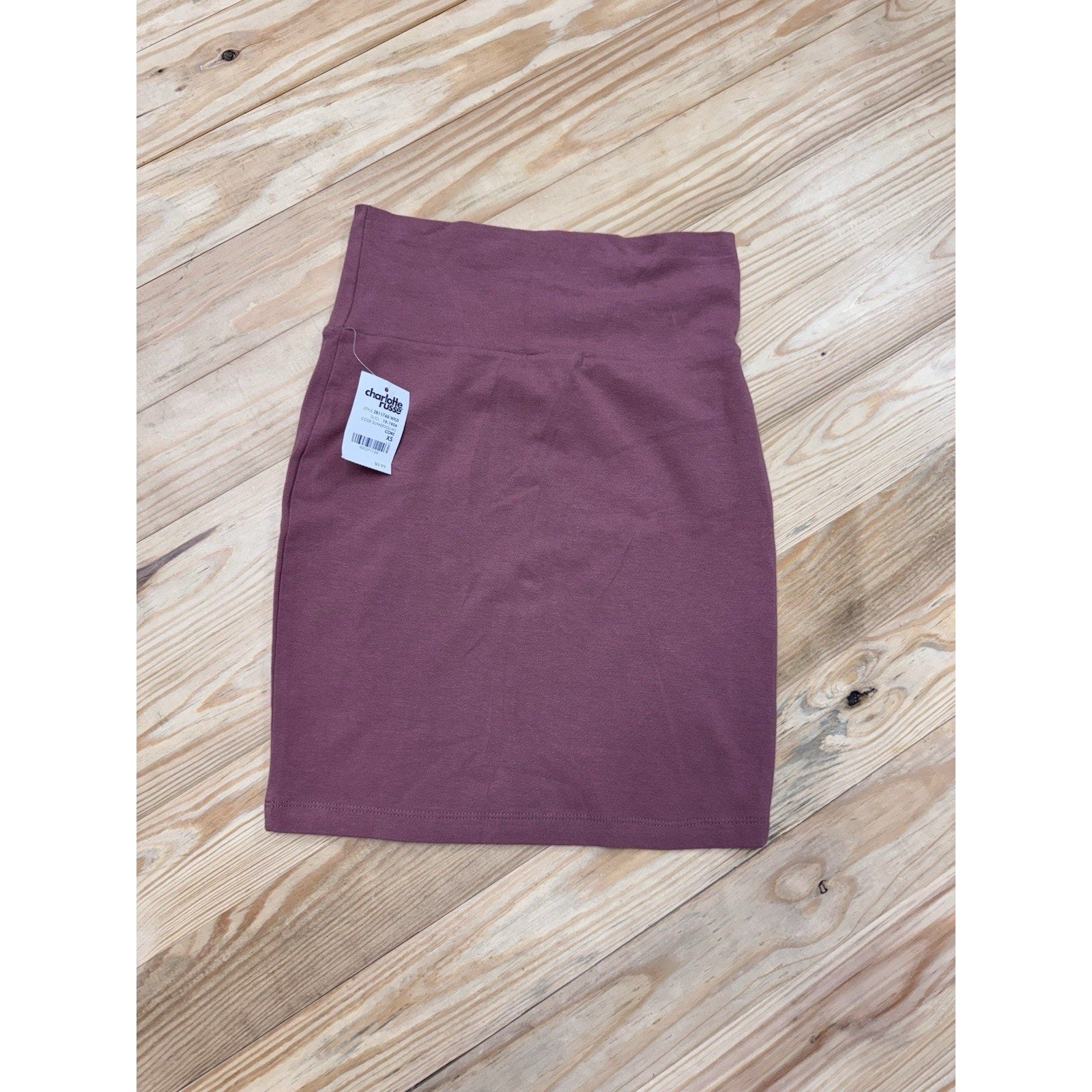 Charlotte Russe Knit Jersey Fabric Mini Skirt Women’s Junior Size X-Small NWT