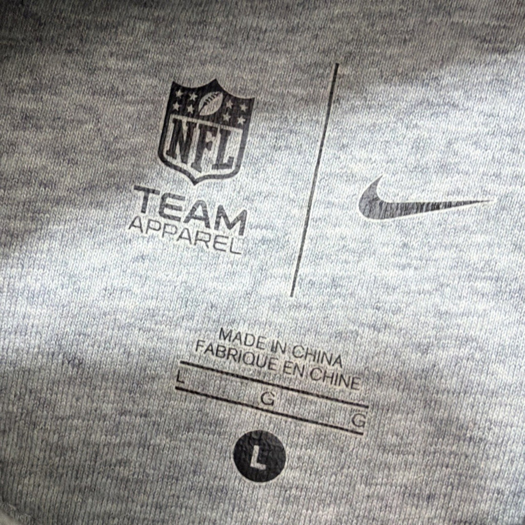 Denver Broncos MILE HIGH THUNDER Super Bowl 48 Nike NFL Hoodie Sweatshirt L