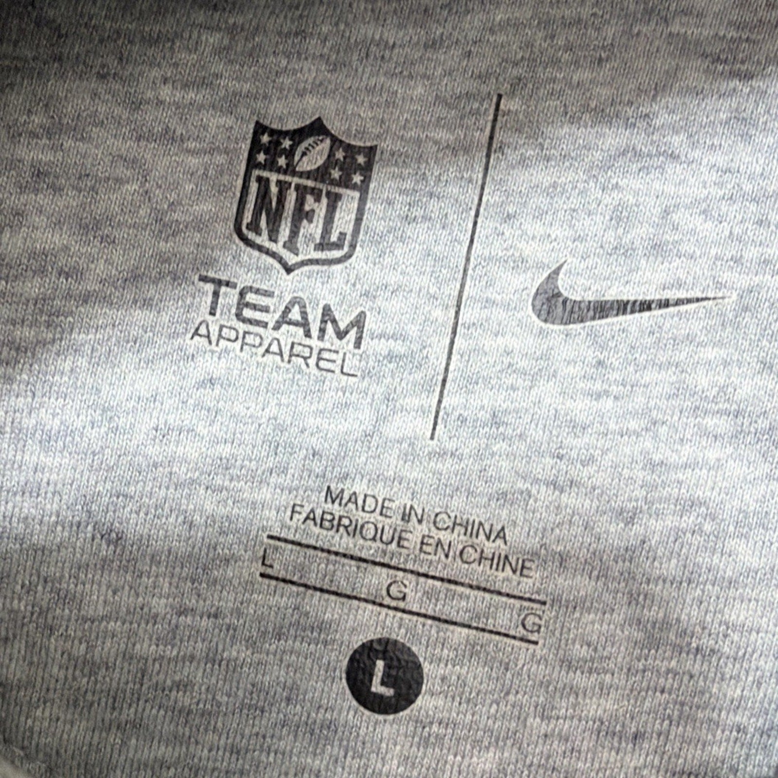 Denver Broncos MILE HIGH THUNDER Super Bowl 48 Nike NFL Hoodie Sweatshirt L