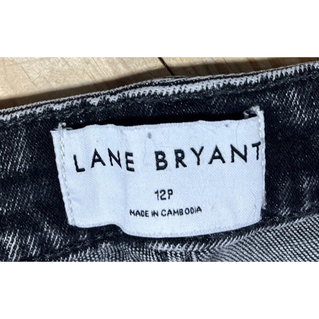 Lane Bryant Flex Magic Waistband Signature Fit Mid Rise Straight Ankle Jeans 12P