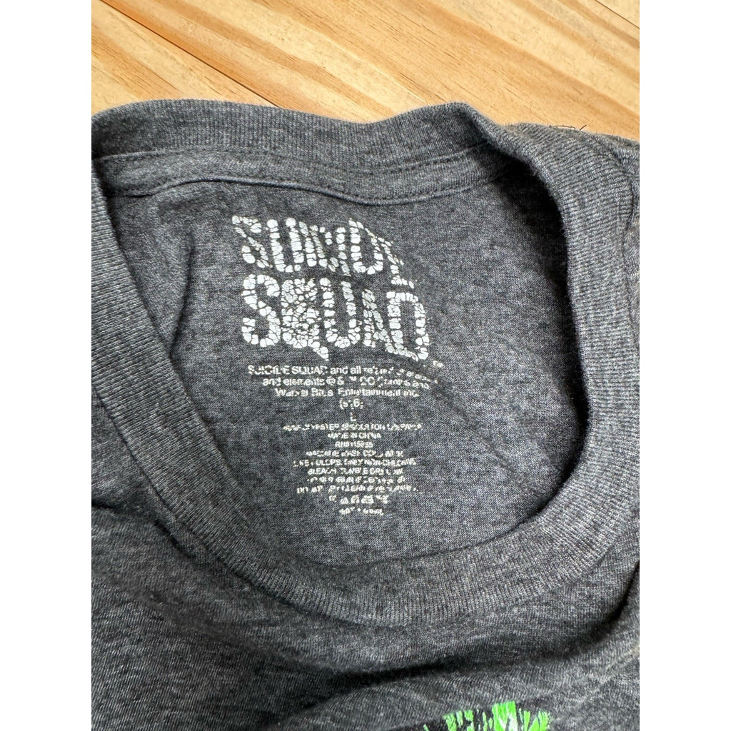 Suicide Squad Joker T Shirt Jared Leto size Men’s Large Black Graphic